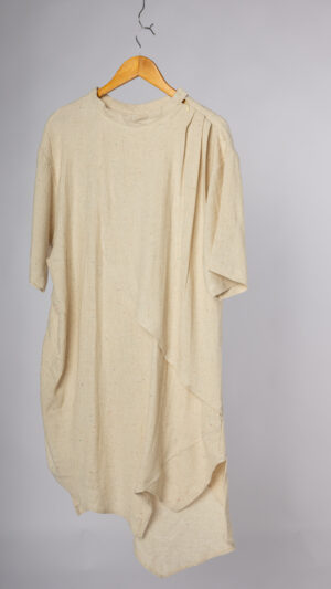 Smog Asymmetric Wrap Tee